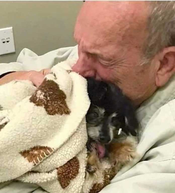 A man who was heartbroken passed away after losing his beloved four-legged friend of 14 years.