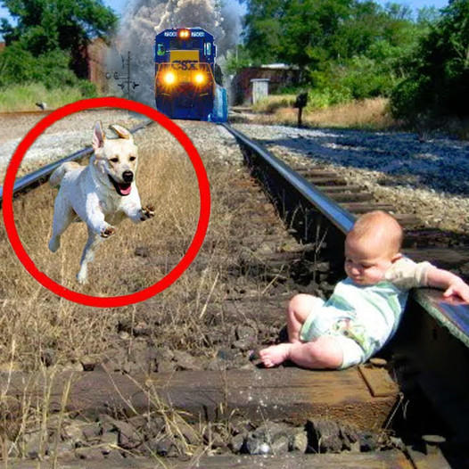 Miracle on the Rails: A Faithful Dog’s Brave Attempt to Rescue an Abandoned Baby Ignites Worldwide Inspiration